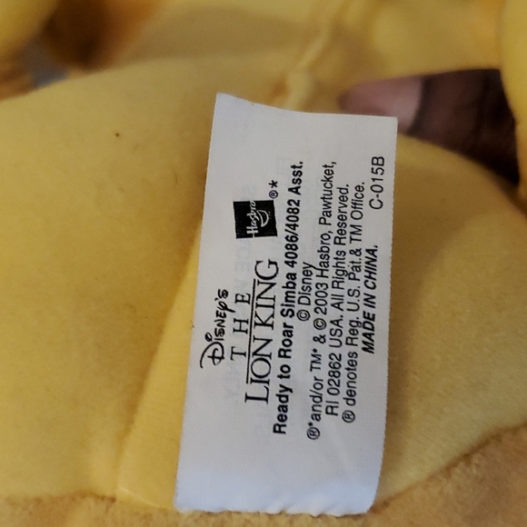 Disney's THE LION KING Ready to Roar Simba Plush Toy - No Sound - Picture 3 of 11